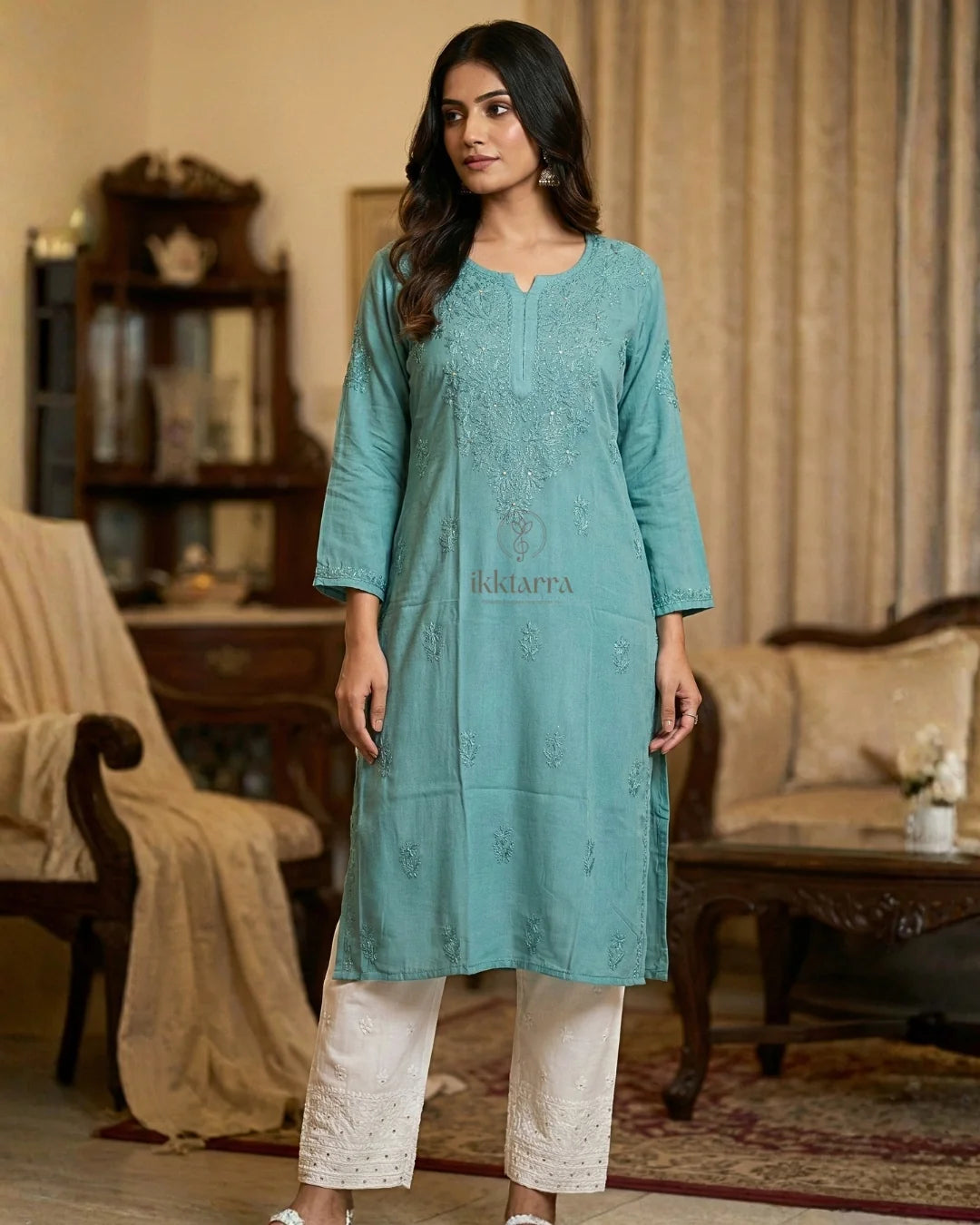 WATER LILY KURTA