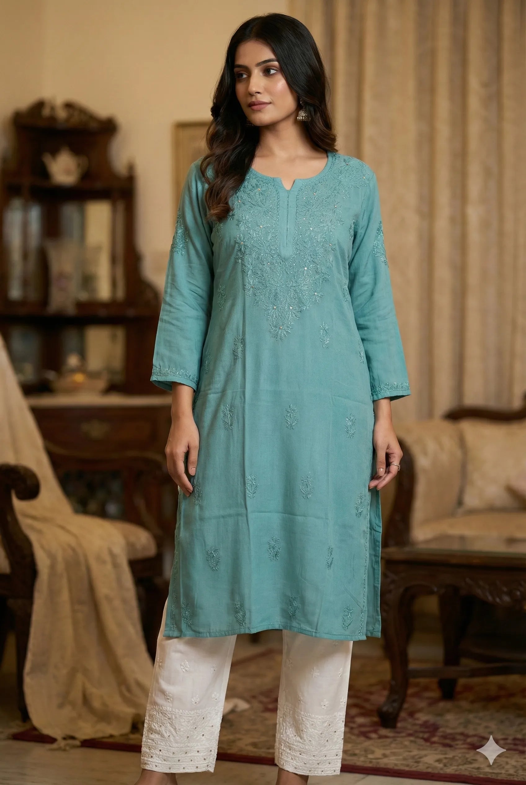 WATER LILY KURTA