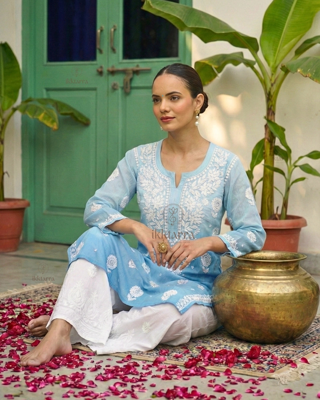 BLUE ORCHID KURTA