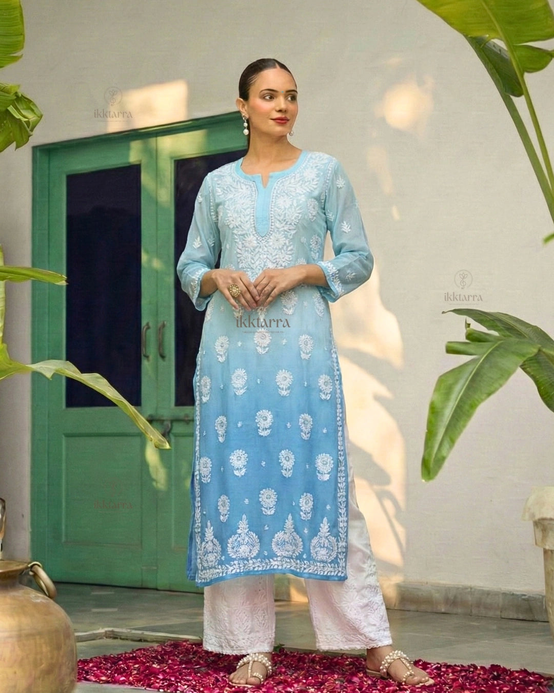 BLUE ORCHID KURTA